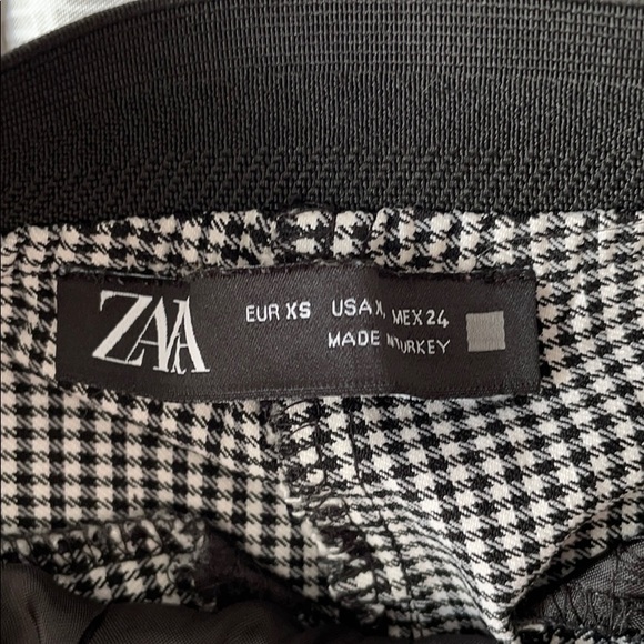 Zara houndstooth print pants - Picture 4 of 4
